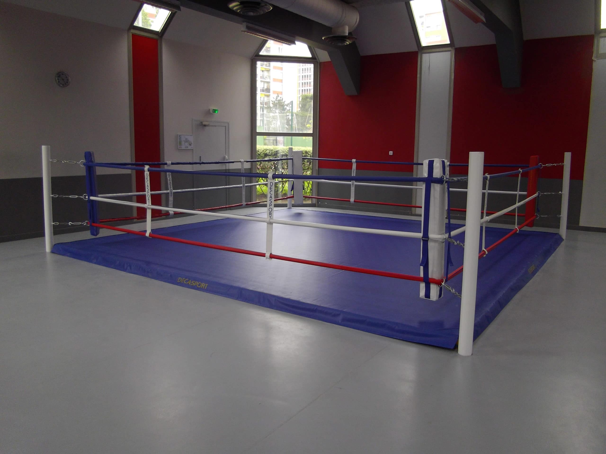 Ring de boxe 6 m x 6 m entrainement - Decasport