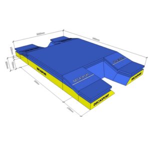 sautoir perche compétition double entrée modulaire decasport