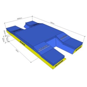 sautoir perche compétition double entrée semi modulaire decasport