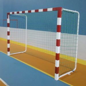 Buts de hand compétition métalliques à cages arrières repliables