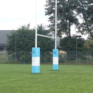 protection poteaux de rugby coloris variés
