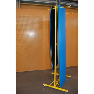 porte nattes sur roulettes decasport